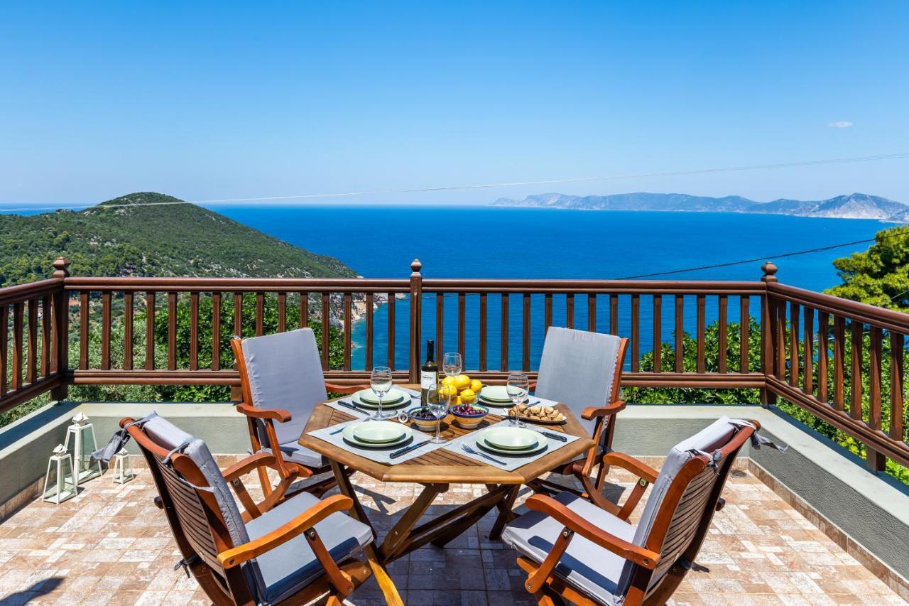 Villa Margini, Aegean Views , Pool Villa, Skopelos Eksteriør bilde