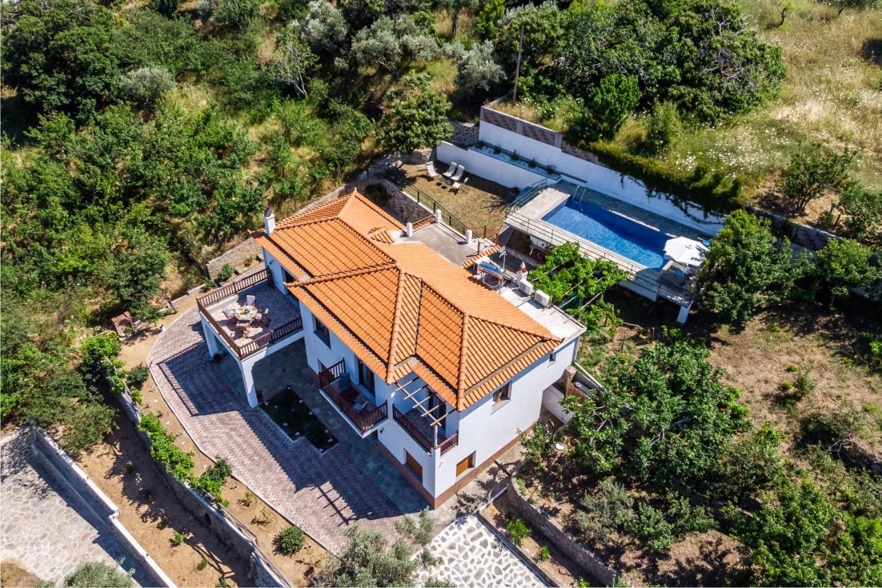Villa Margini, Aegean Views , Pool Villa, Skopelos Eksteriør bilde