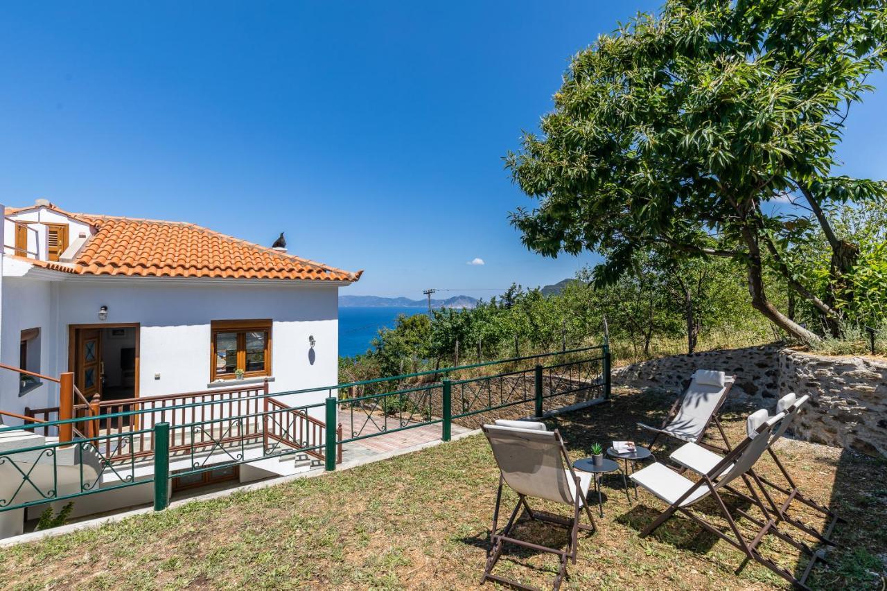 Villa Margini, Aegean Views , Pool Villa, Skopelos Eksteriør bilde