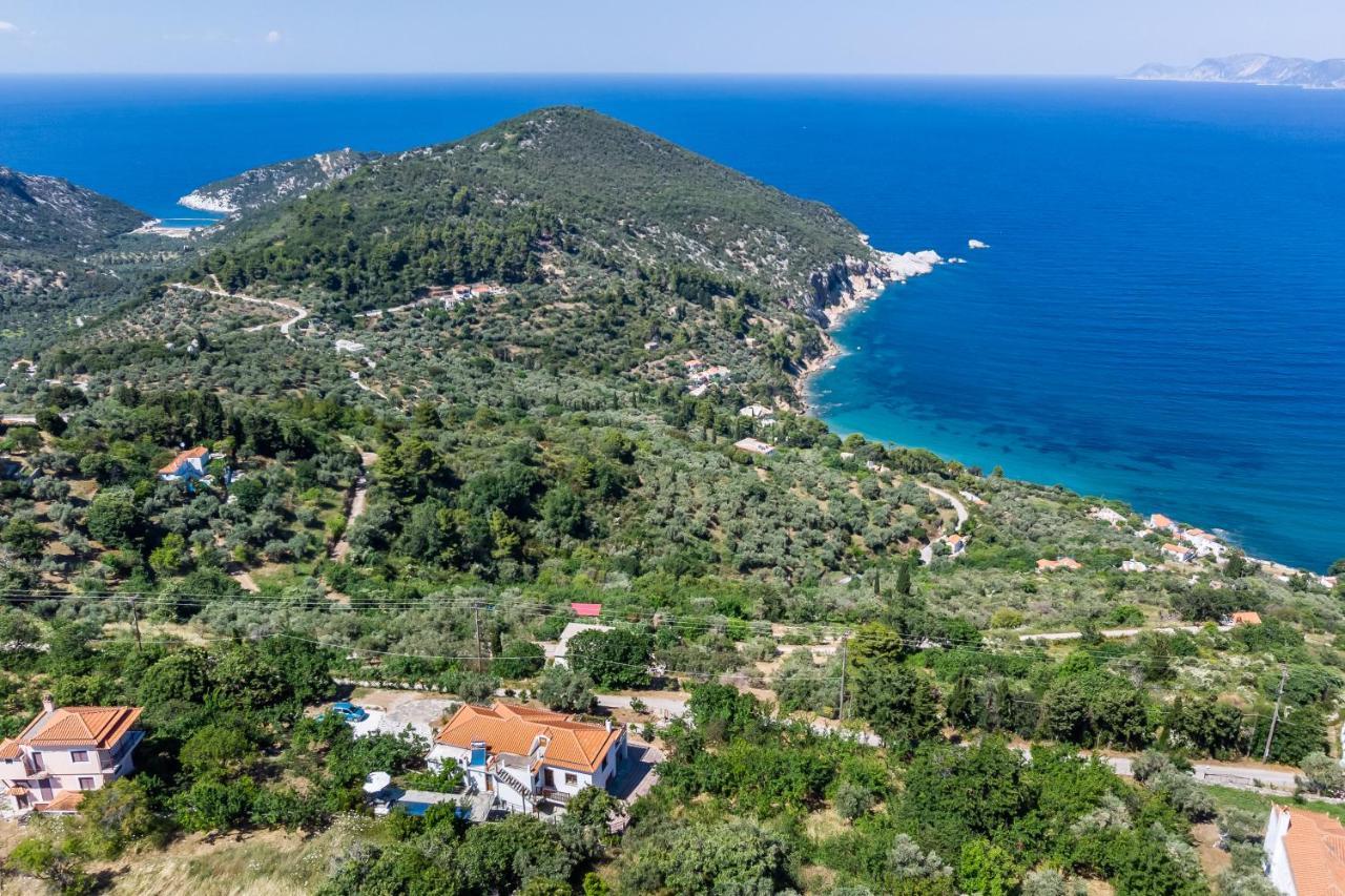 Villa Margini, Aegean Views , Pool Villa, Skopelos Eksteriør bilde