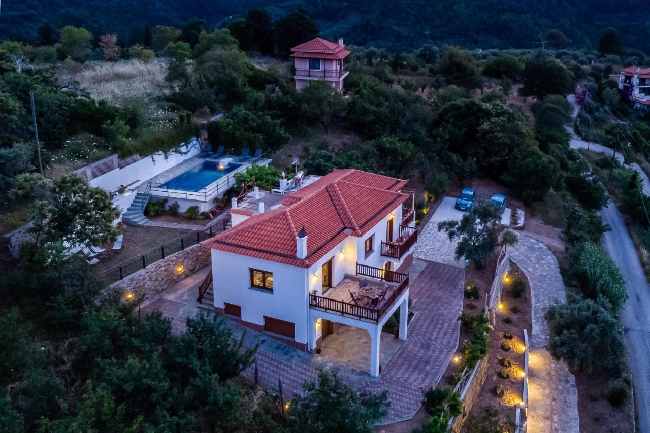 Villa Margini, Aegean Views , Pool Villa, Skopelos Eksteriør bilde