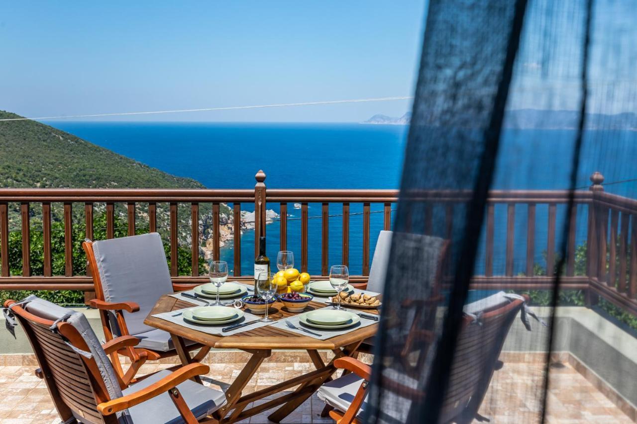 Villa Margini, Aegean Views , Pool Villa, Skopelos Eksteriør bilde